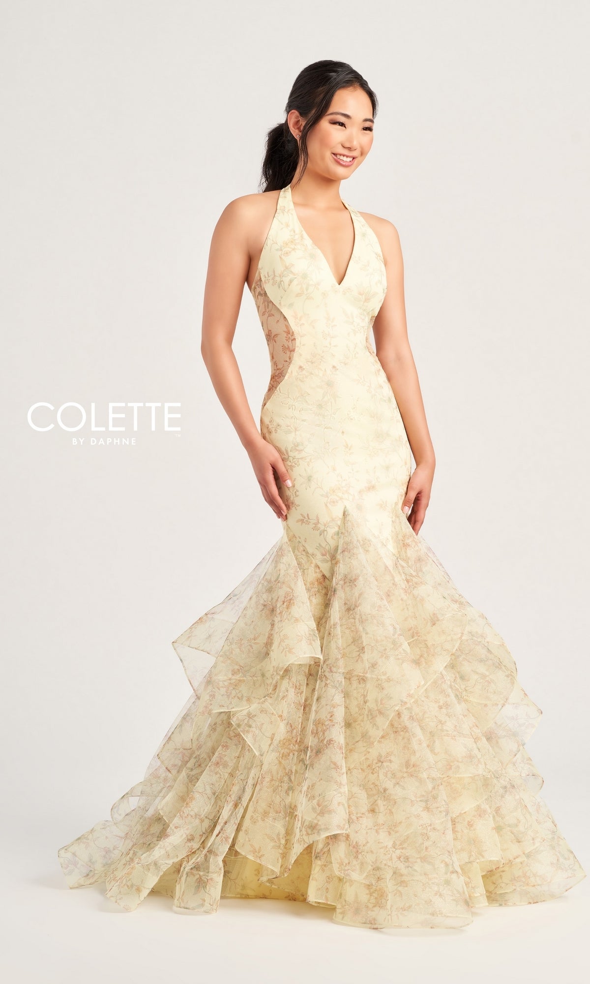 Colette Long Tiered Mermaid Prom Dress CL5234
