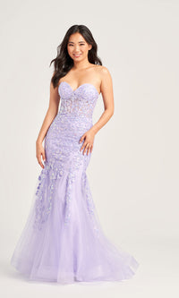 Strapless Sweetheart Colette Long Prom Gown CL5274