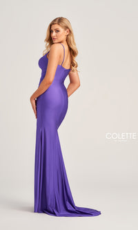 Colette Sleek Simple Long Prom Dress CL5278