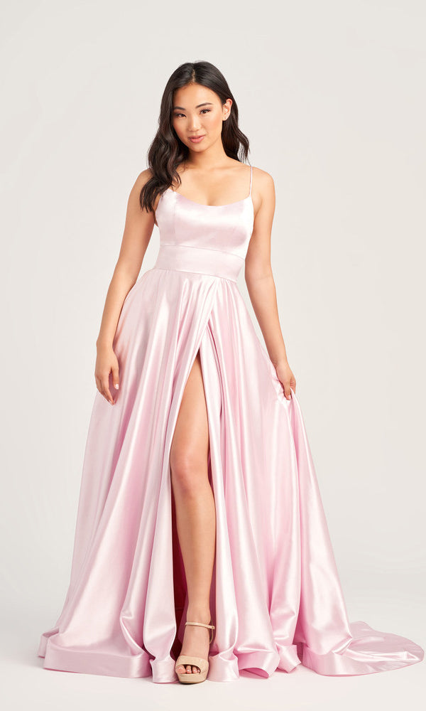 Colette Long A-Line Prom Dress with Slit CL5283