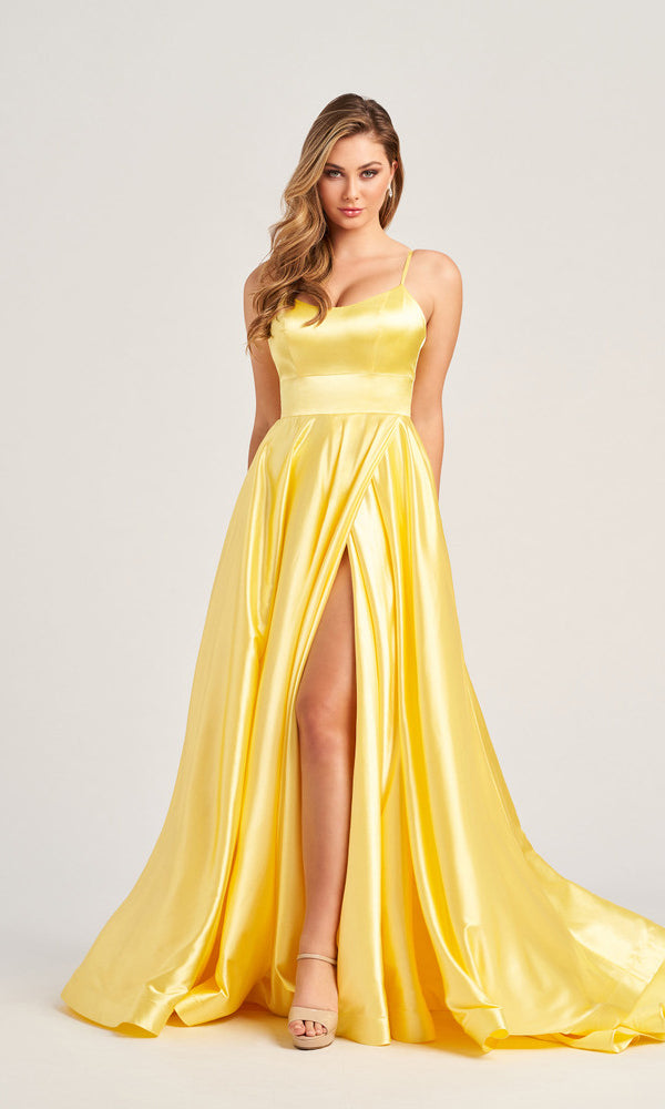 Colette Long A-Line Prom Dress with Slit CL5283