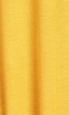 Close-up of yellow fabric with subtle texture and vertical folds, ideal for creating the Plus-Size Jersey Knit Oversized A-Line Casual Dress.