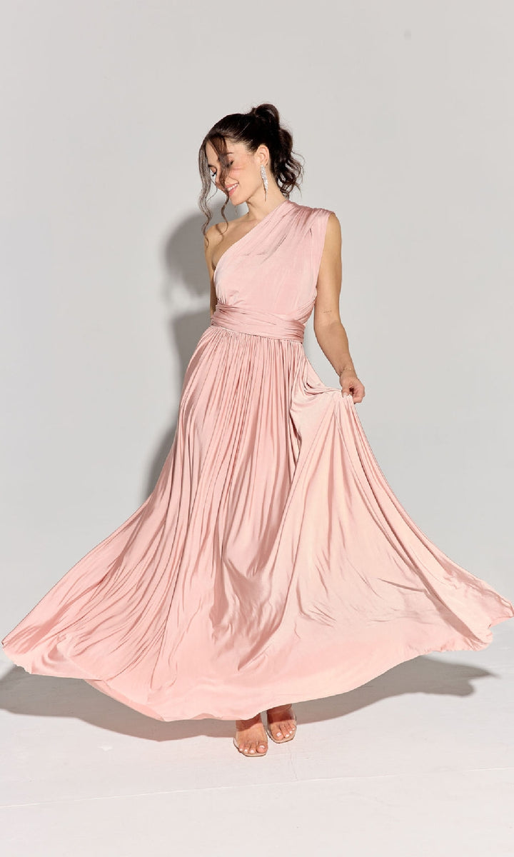 pink dress long Clarisse 810237 Light Prom slit dress Pink Dress Summer Floral High