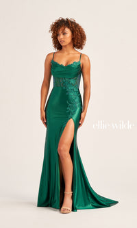 Ellie Wilde Choker Designer Prom Dress EW35028