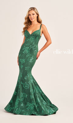 Elegant Green Prom Dress Open-Back Long Glitter Mermaid Formal Dress PromGirl Elegant Green Prom Dress Open-Back Long Glitter Mermaid Formal Dress PromGirl