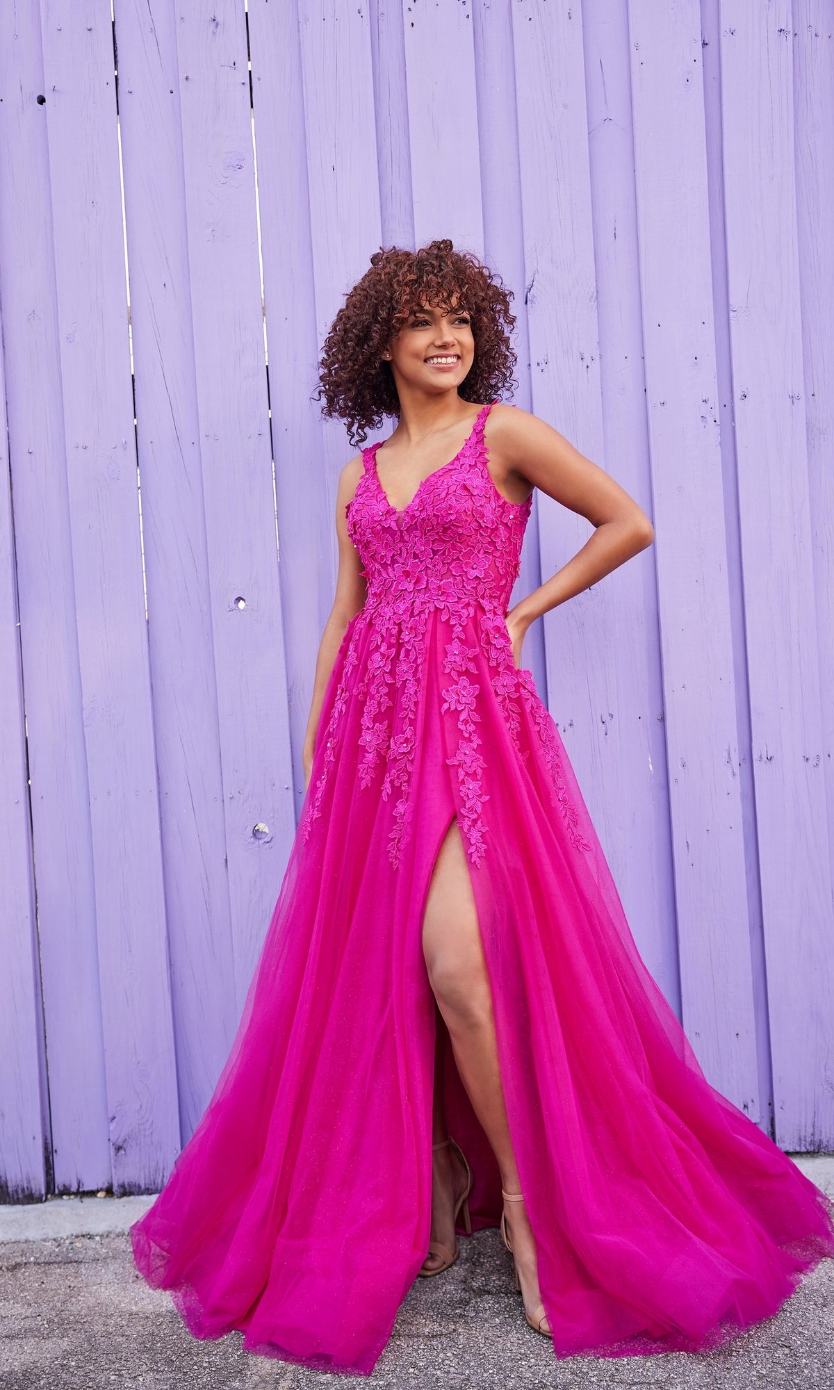 Ellie Wilde Long DesignerTulle Ball Gown EW35121