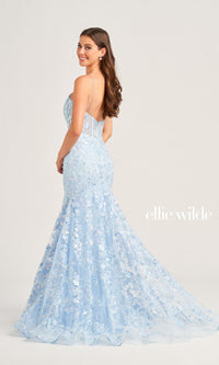 Ellie Wilde Mermaid Designer Prom Dress EW35203