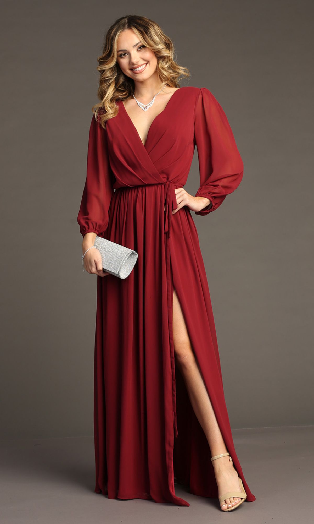 Modest Long Formal Dress with Long Sleeves Black / 2XLarge Modest Long Formal Dress with Long Sleeves Black / 2XLarge