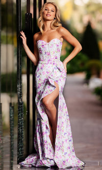 Long Prom Dress by JVN by Jovani  JVN37428