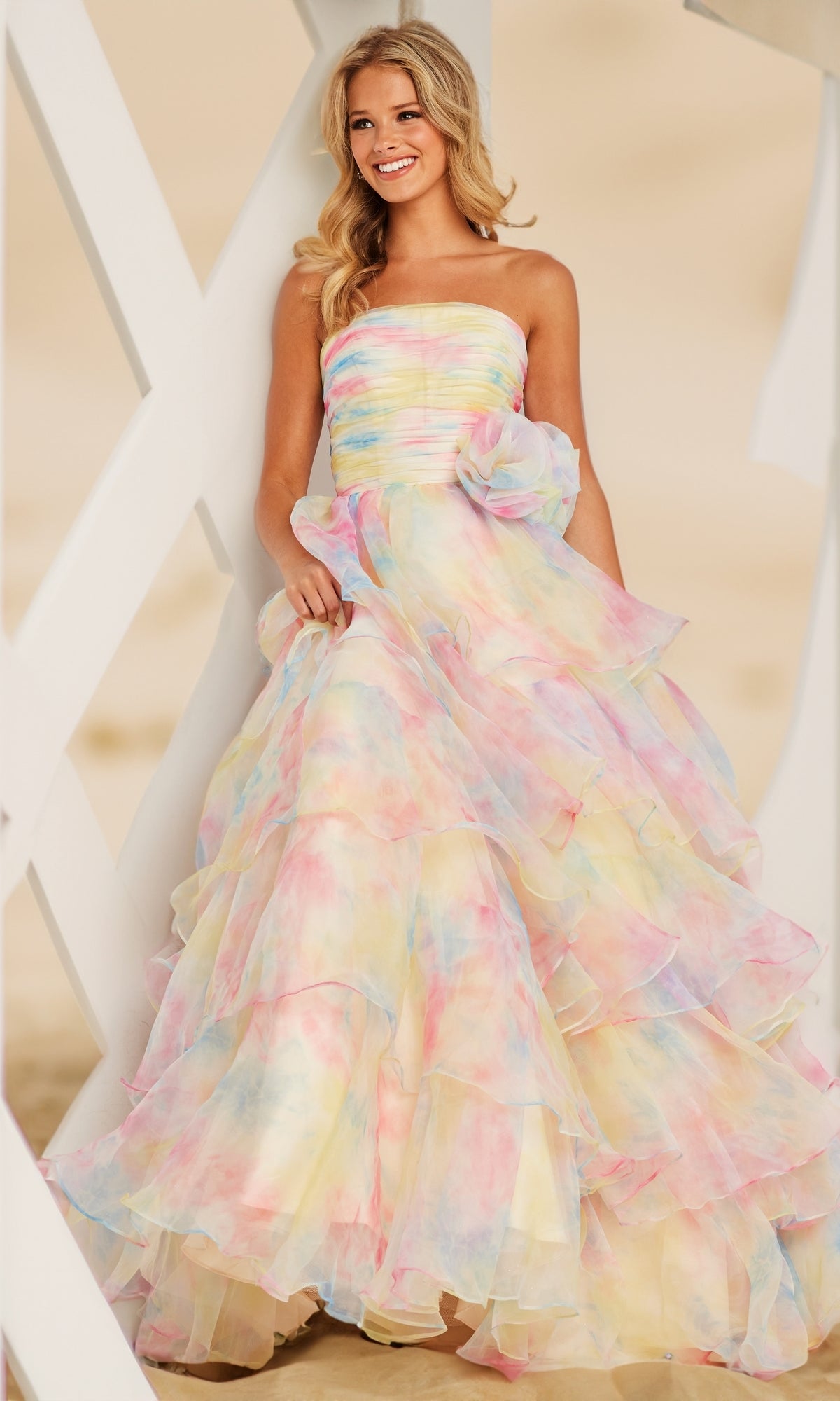 Long Prom Dress by JVN by Jovani  JVN37456