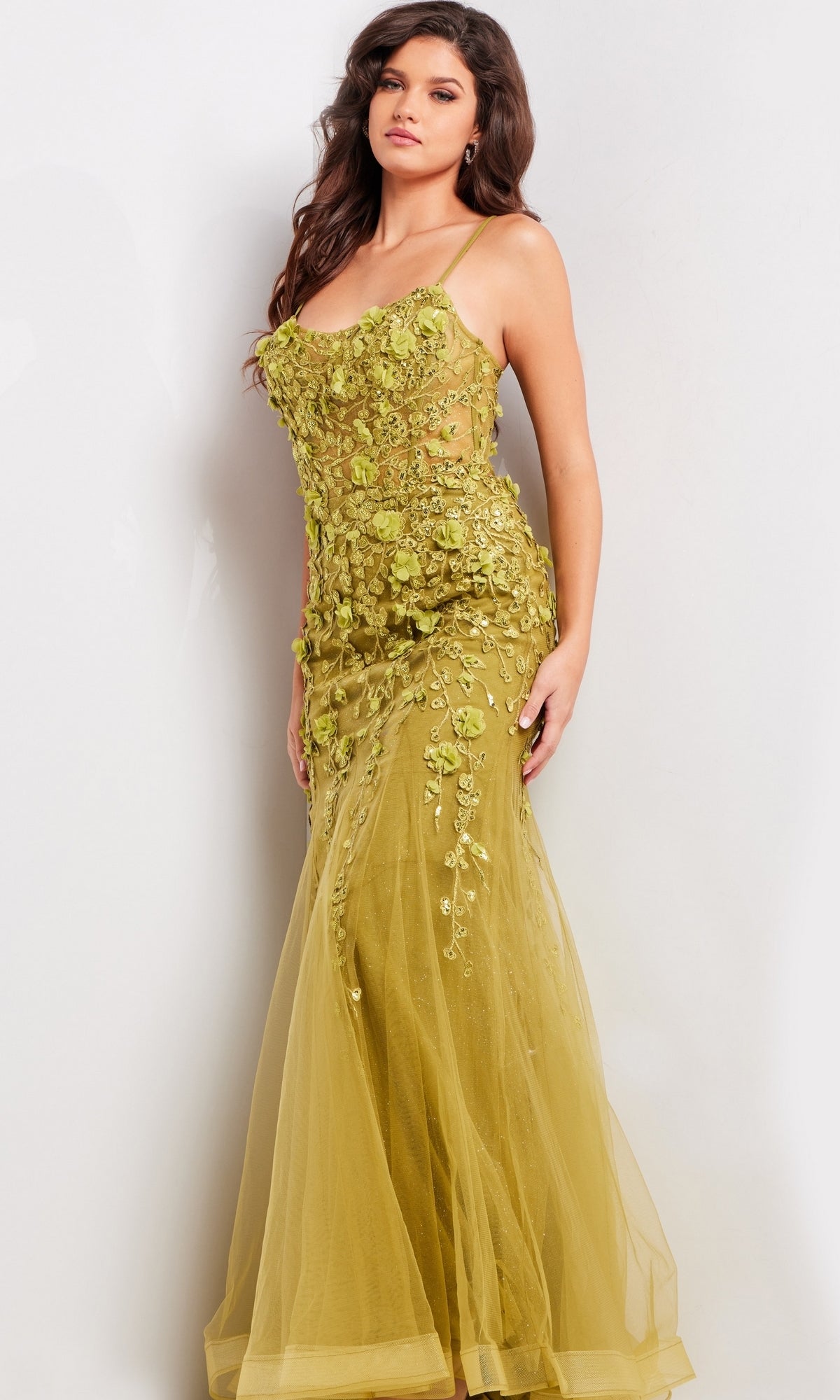 JVN by Jovani Mermaid Prom Dress JVN38480