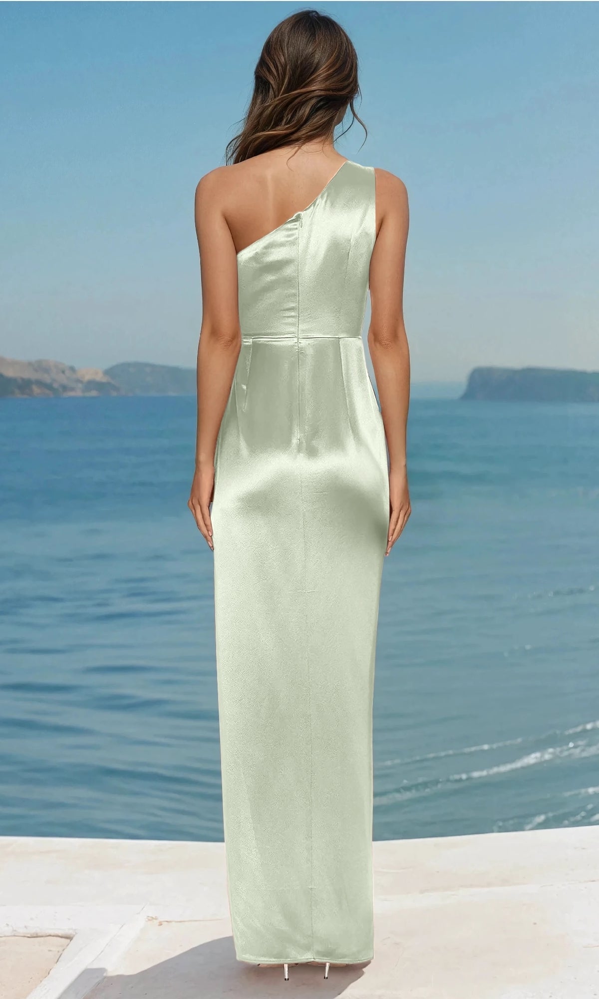 One-Shoulder Classic Prom Dress: PromGirl Exclusive