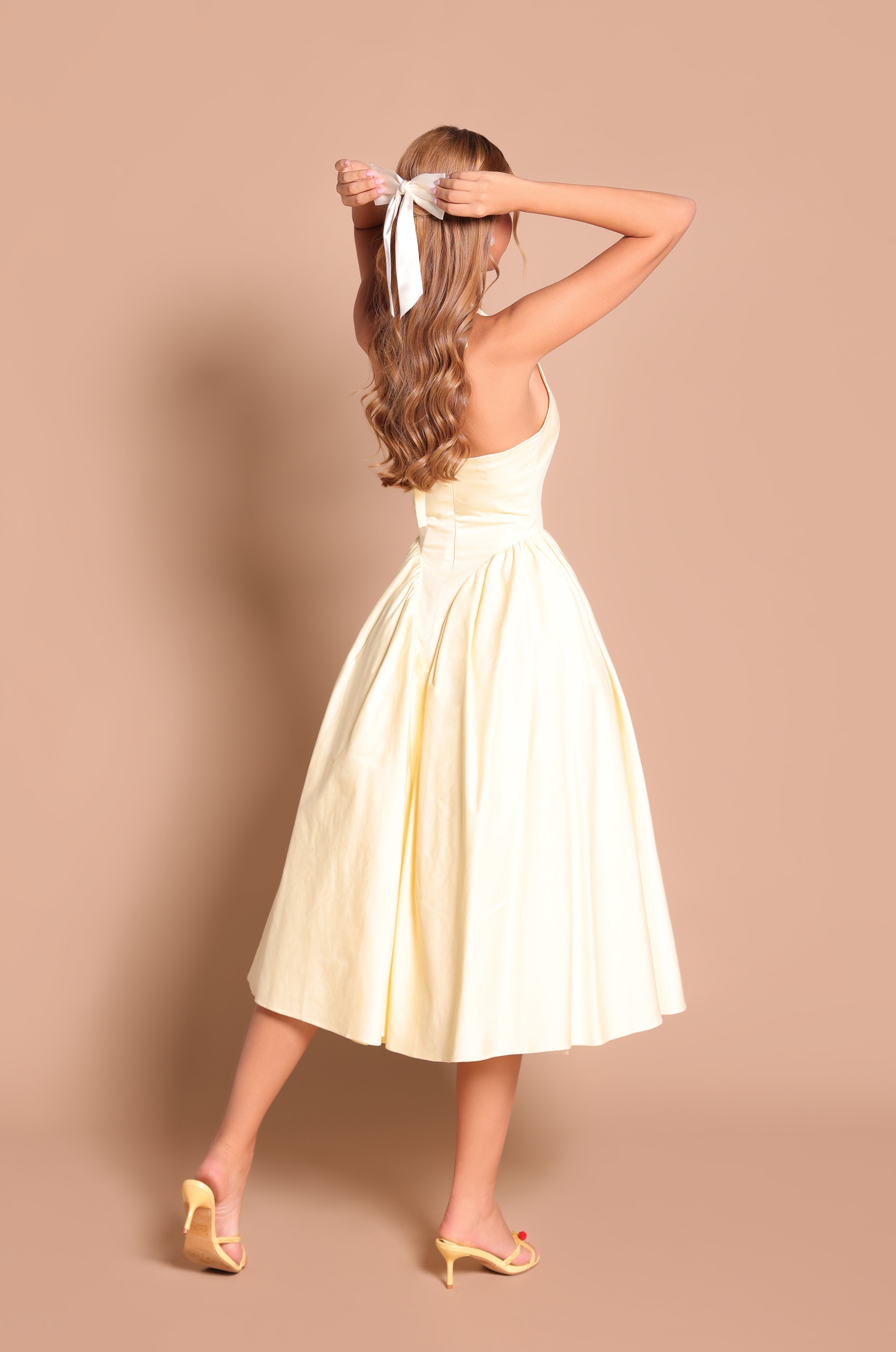 buttercup embroidered maxi dress in white Buttercup Maxi Dress in Black by Elliatt – Giana Rose Couture main image 0
