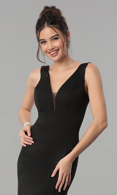 Simple Tight Jersey Long Formal Prom Dress