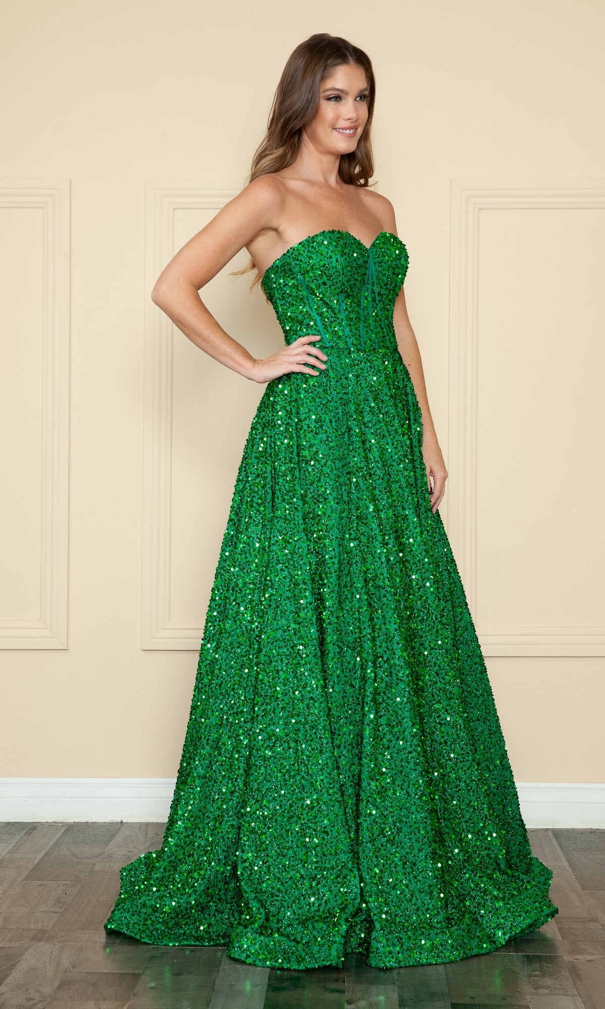 Long Prom Dress 9152 by Poly USA