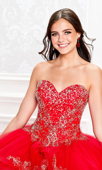 Princesa Beaded Lace Quinceañera Dress PR11923