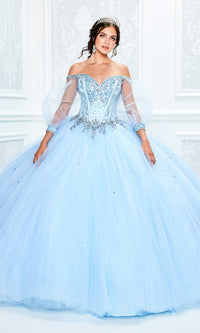 Princesa Light Blue Quinceañera Dress PR11937