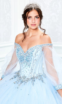 Princesa Light Blue Quinceañera Dress PR11937