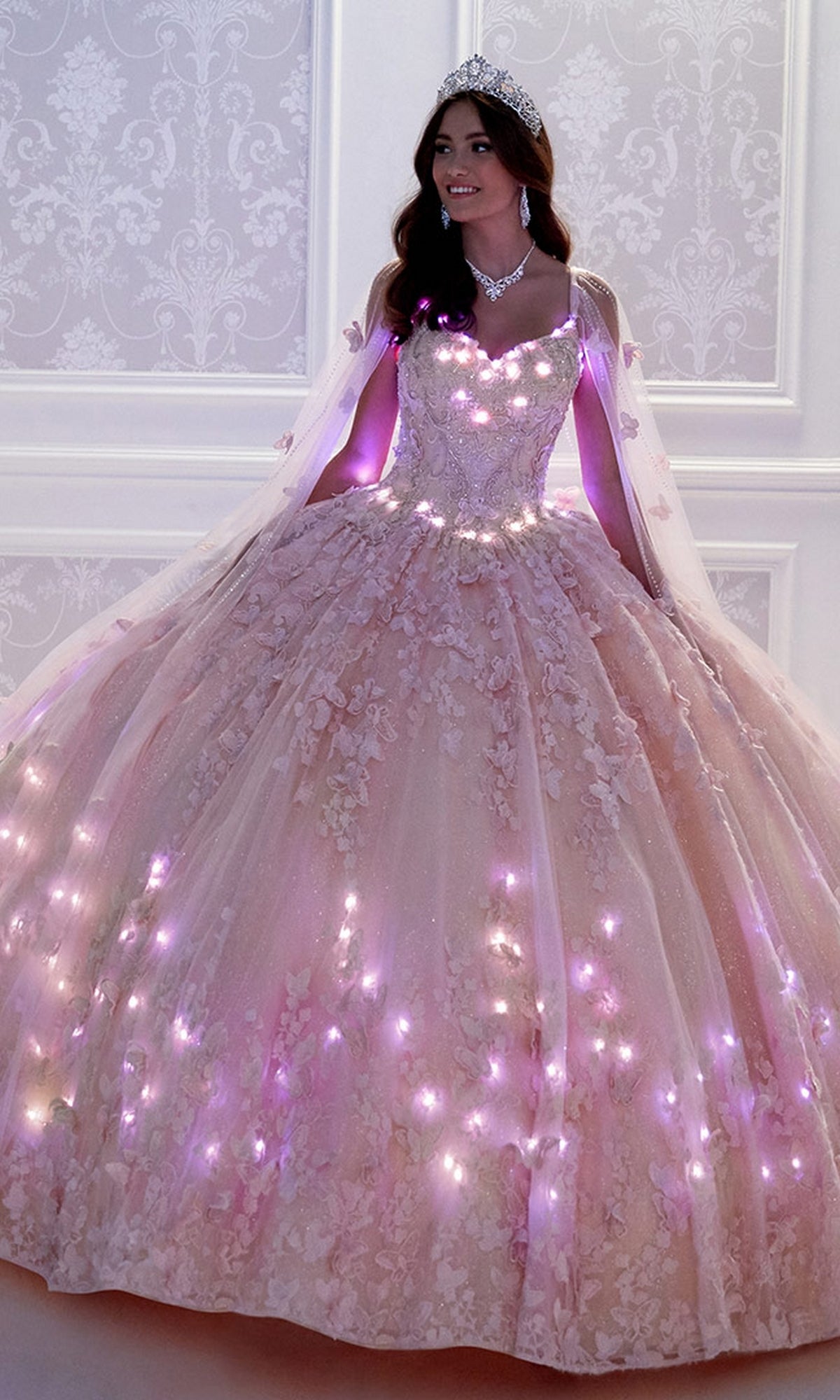Glow-in-the-Dark Princesa Quinceañera Dress PR12261