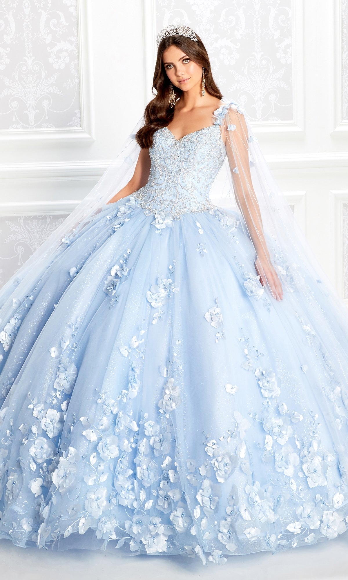 PR22021 Princesa Glow-in-the-Dark Quinceañera Dress