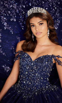 open lace back dress Off-Shoulder Sweetheart Sleeveless A-Line Prom Dress Beaded Applique T –  SQOSA main image 0