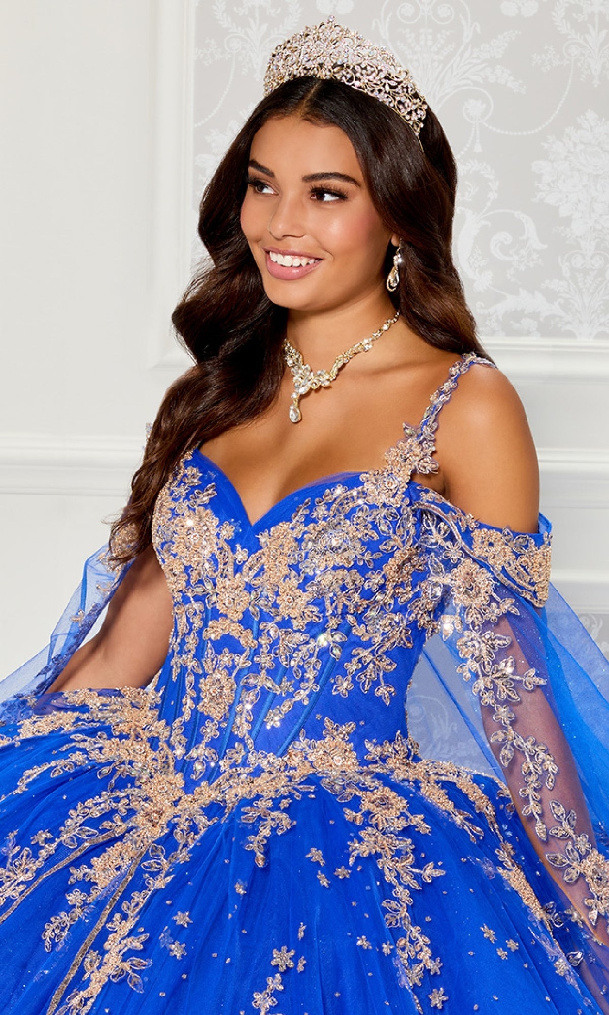 princess polly baby blue dress Princesa PR30087 Long Quinceanera Dress– PromGirl