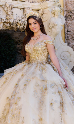 Princesa PR30119 Long Quinceanera Dress PromGirl Princesa PR30119 Long Quinceanera Dress PromGirl