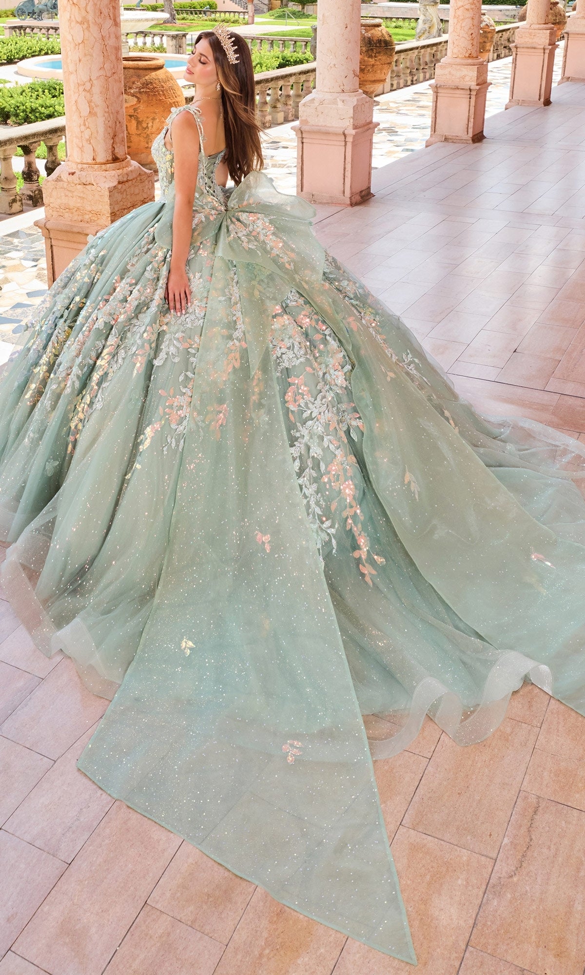 Princesa PR30157 Long Quinceanera Dress PromGirl Princesa PR30157 Long Quinceanera Dress PromGirl