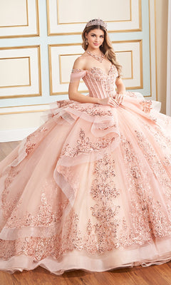 Princesa PR30171 Long Quinceanera Dress PromGirl Princesa PR30171 Long Quinceanera Dress PromGirl