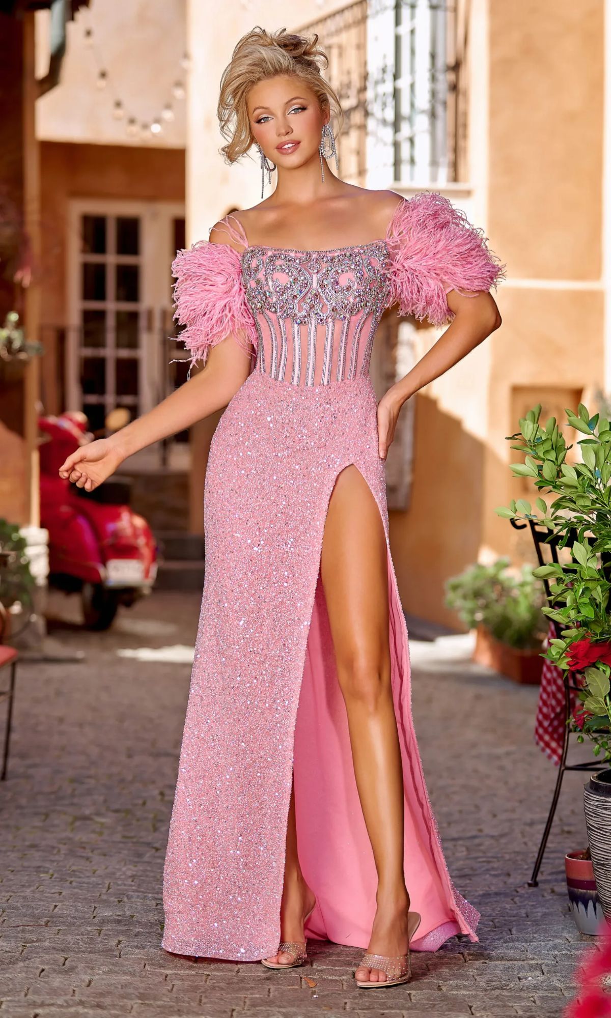 Long Prom Dress PS23741C by Portia and Scarlett