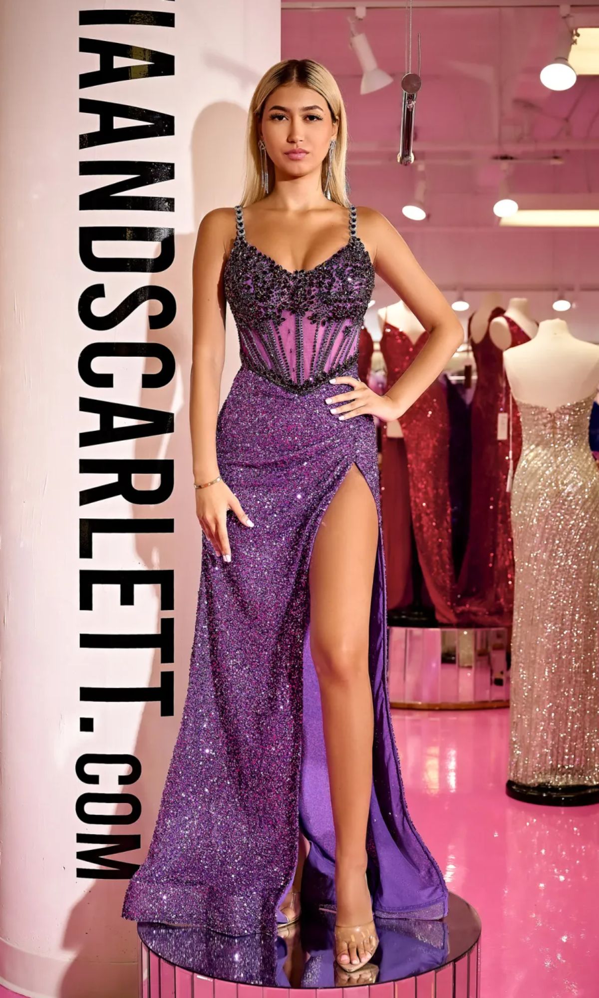 Long Prom Dress PS24872C by Portia and Scarlett