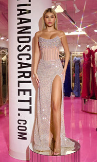 Long Prom Dress PS24877C by Portia and Scarlett