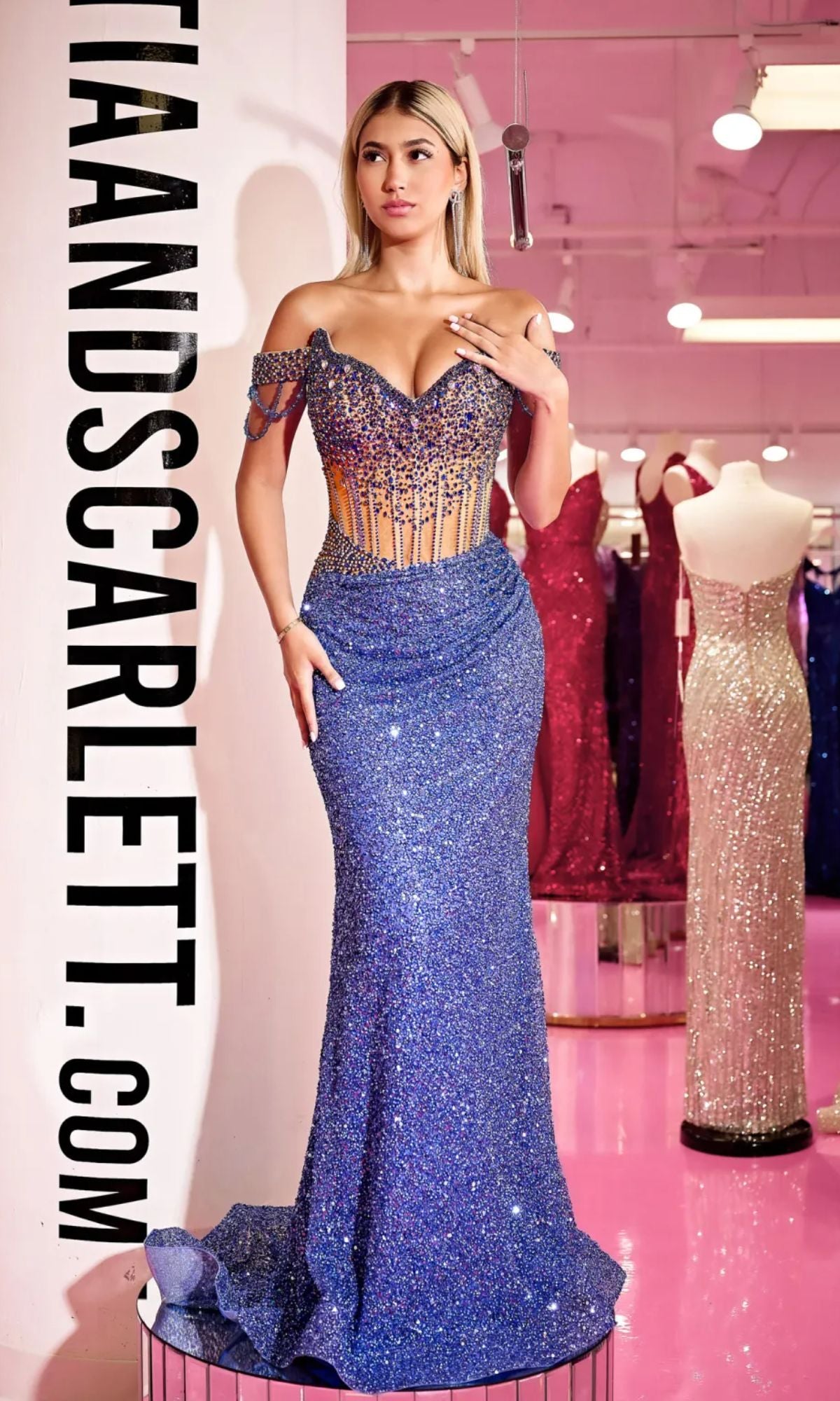 Long Prom Dress PS24880C by Portia and Scarlett