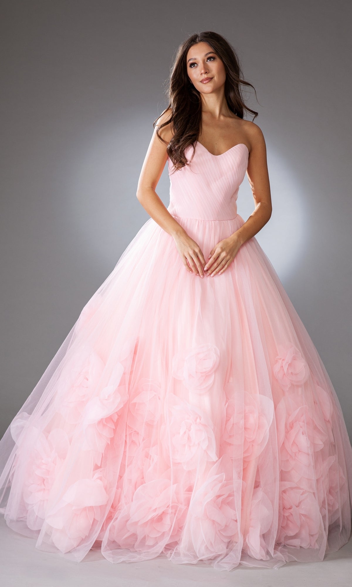Rosette Ball Gown SU079 by Amelia