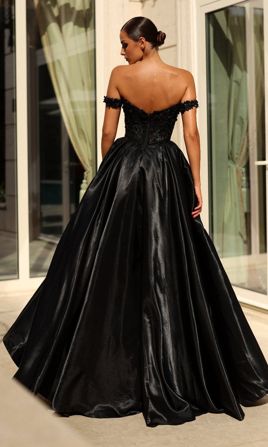 Long Black Prom Dress: Tina Holly TK584
