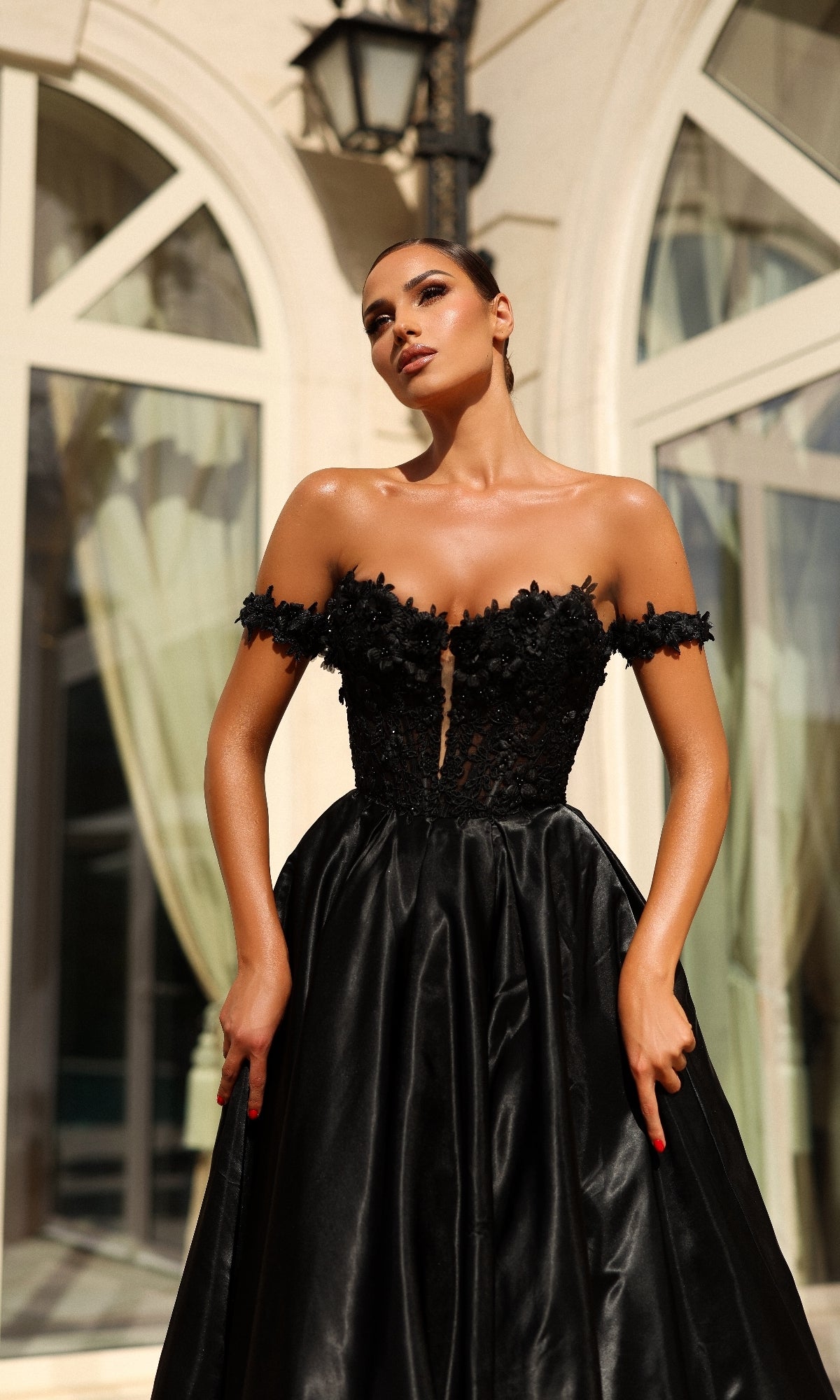 Long Black Prom Dress: Tina Holly TK584