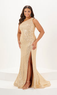 Long Plus-Size Prom Dress 16126 by Tiffany