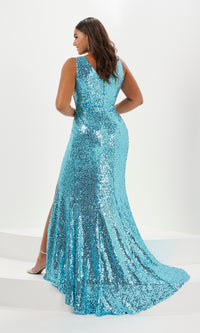Long Plus-Size Prom Dress 16130 by Tiffany