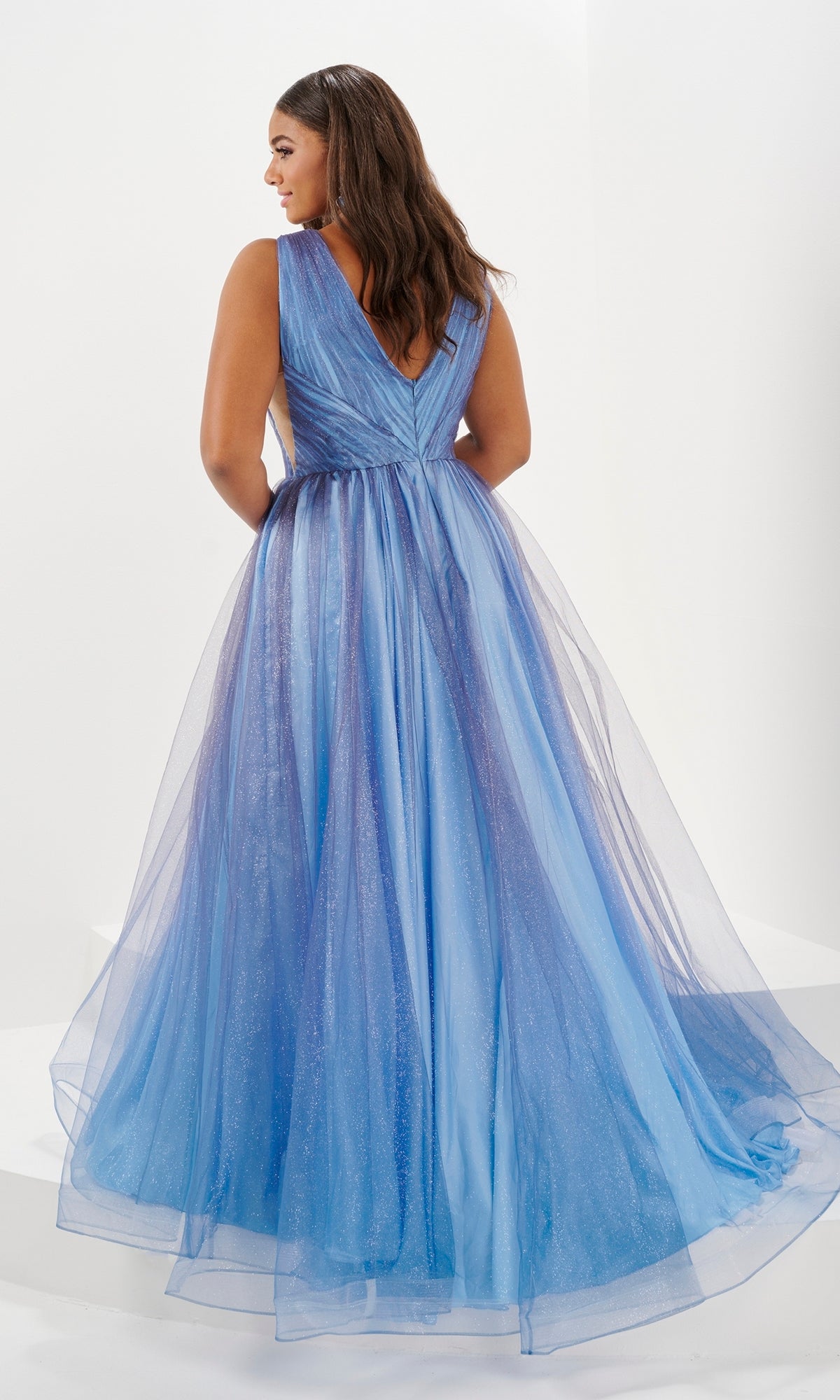 Long Plus-Size Prom Dress 16134 by Tiffany
