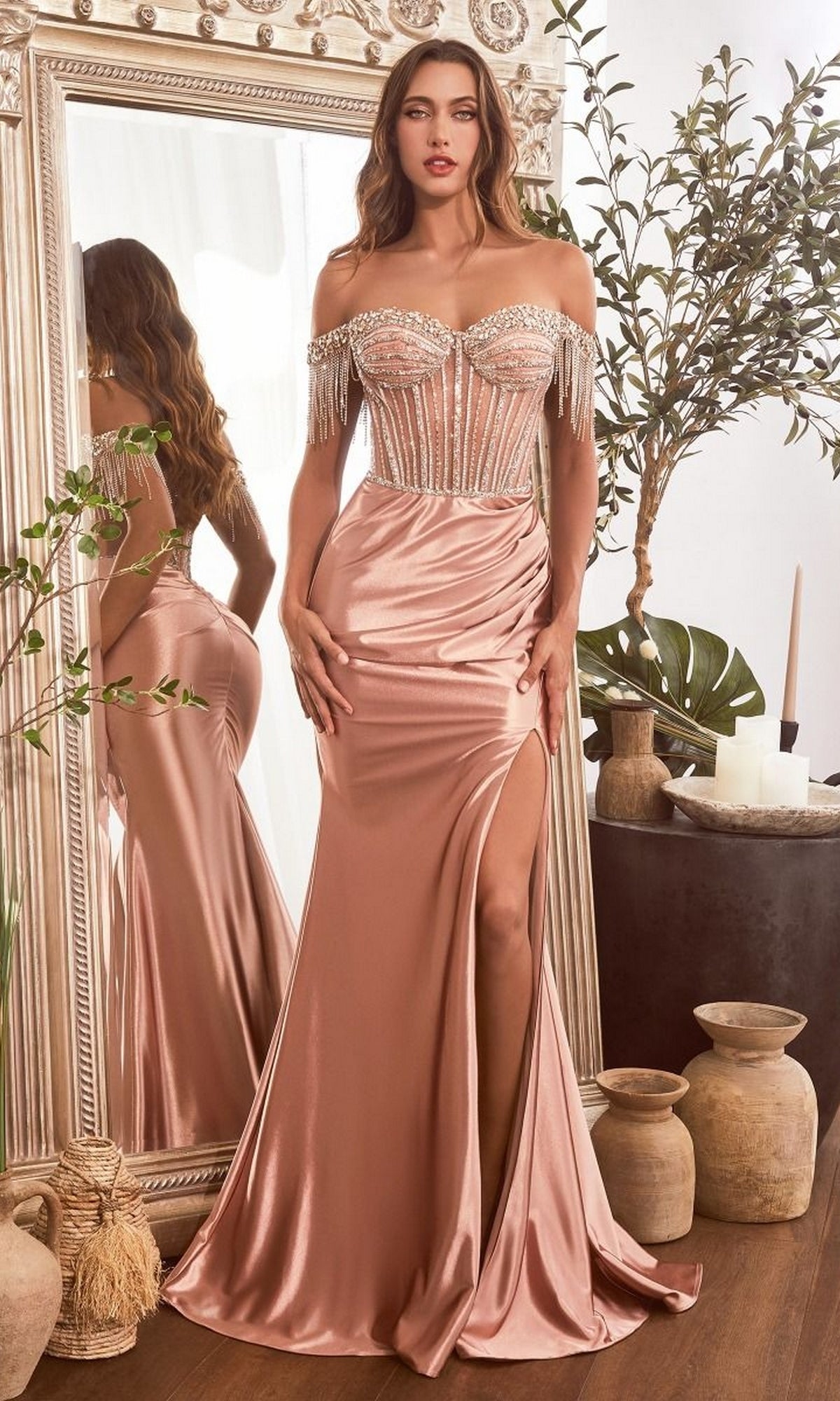 Long Prom Dress CD821 by Ladivine
