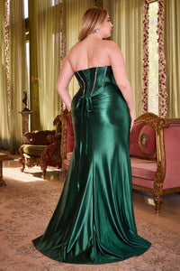 Long Plus-Size Prom Dress CDS423C by Ladivine