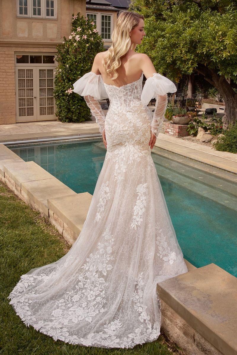 Beautiful White Lace Wedding Dress CDS431W