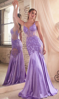 Long Prom Dress CDS470 by Ladivine