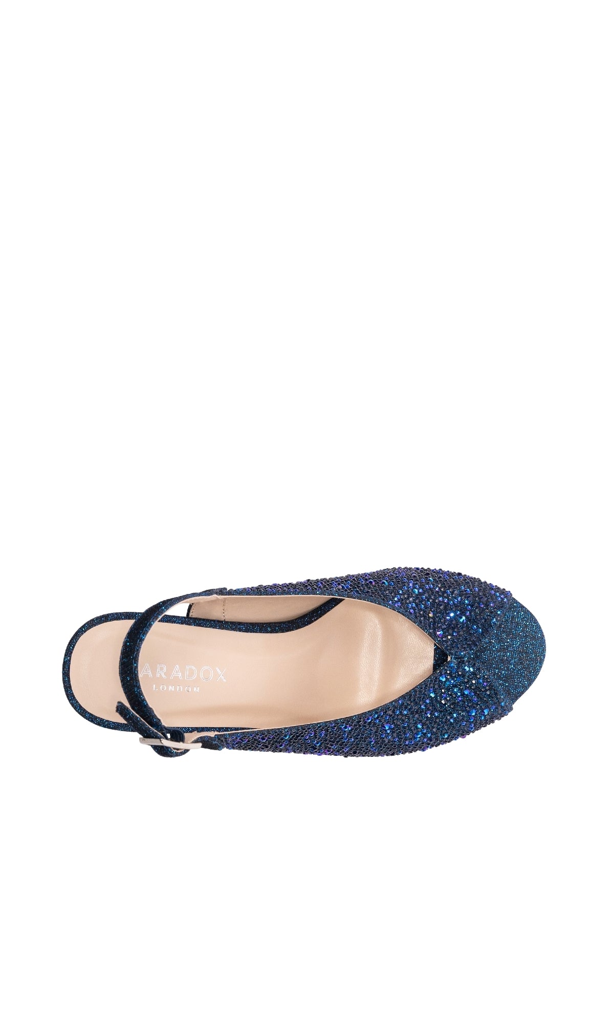 Paradox London P2302: Glory Navy Blue Prom Shoes Navy / 6.5