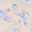 Ivory Blue Stripe Floral