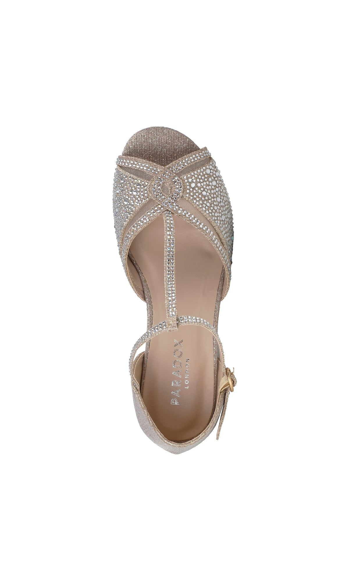 Paradox London P2209: Janelle Champagne Prom Shoes– PromGirl