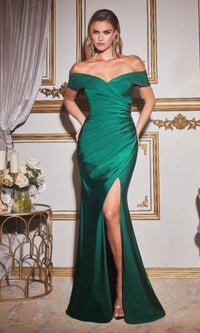 Classic Off-the-Shoulder Long Prom Dress KV1050