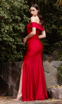 Classic Off-the-Shoulder Long Prom Dress KV1050