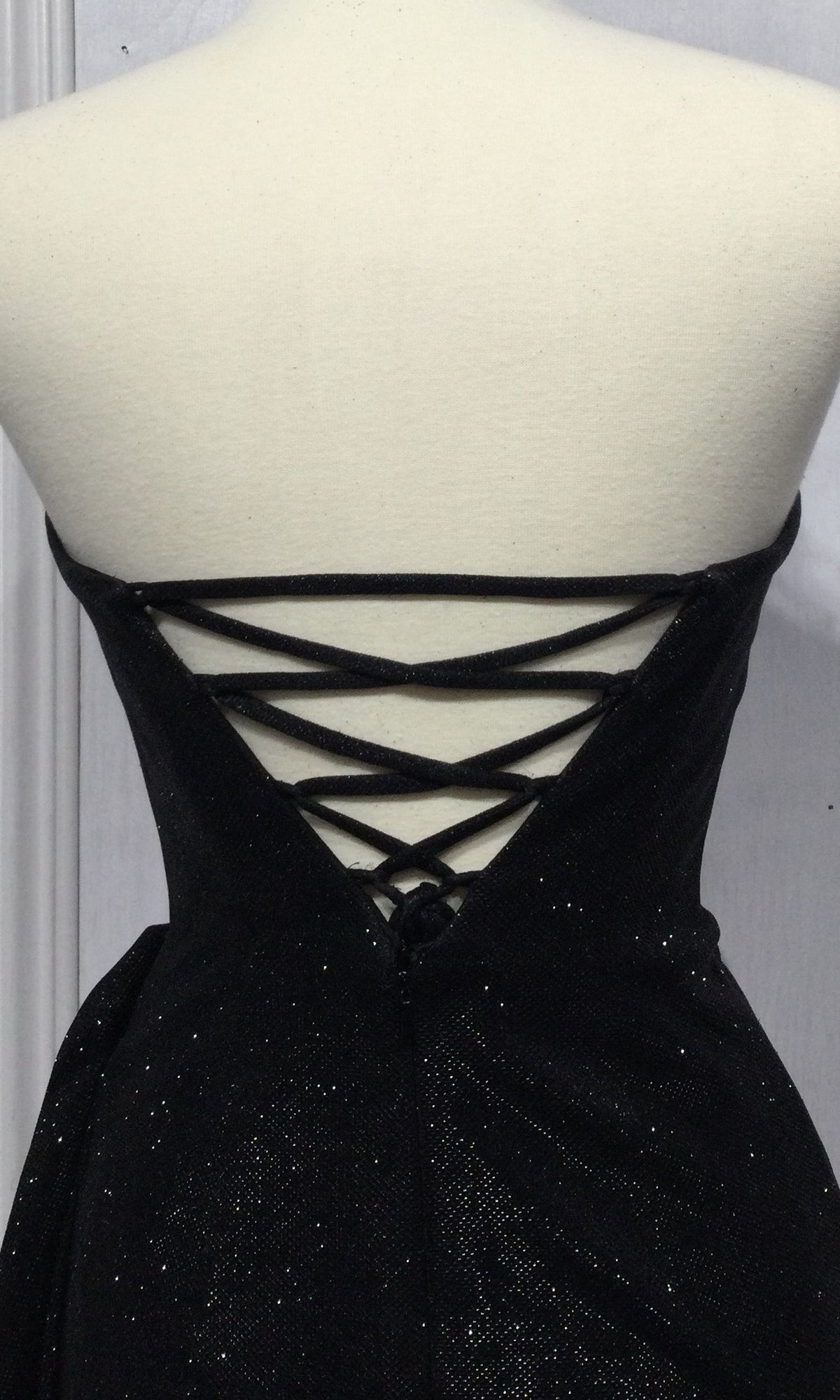 Strapless Prom Dress with Feather Gloves KV1091