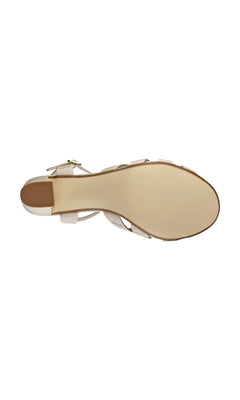Touch Ups 4530: Maeve Open-Toe Nude Formal Prom Shoes Nude / 9M